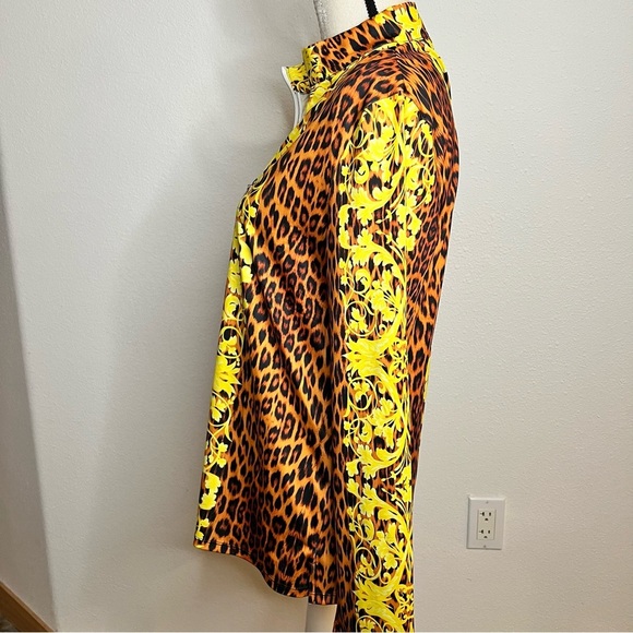 CeGolfs Golf Polo Shirt Yellow Long Sleeve Top Ladies Golf Attire Size XL NWT - Picture 5 of 12